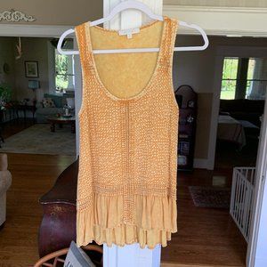 Anthropologie Flounce Tank